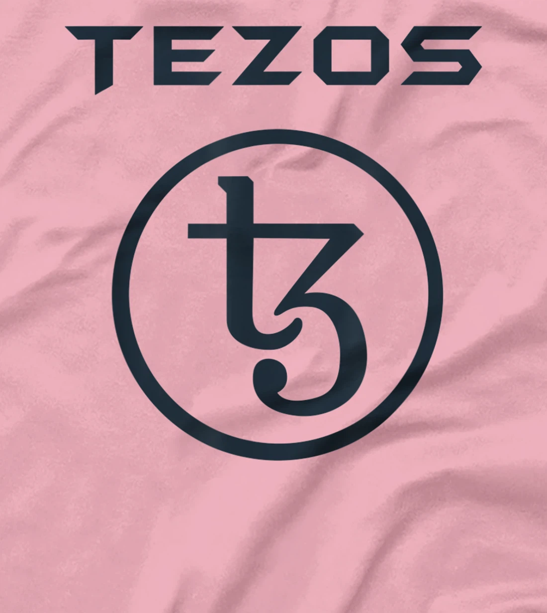 TEZOS XTZ Crypto Token Blockchain HODL distressed Dark logo T-Shirt, Women T-Shirt