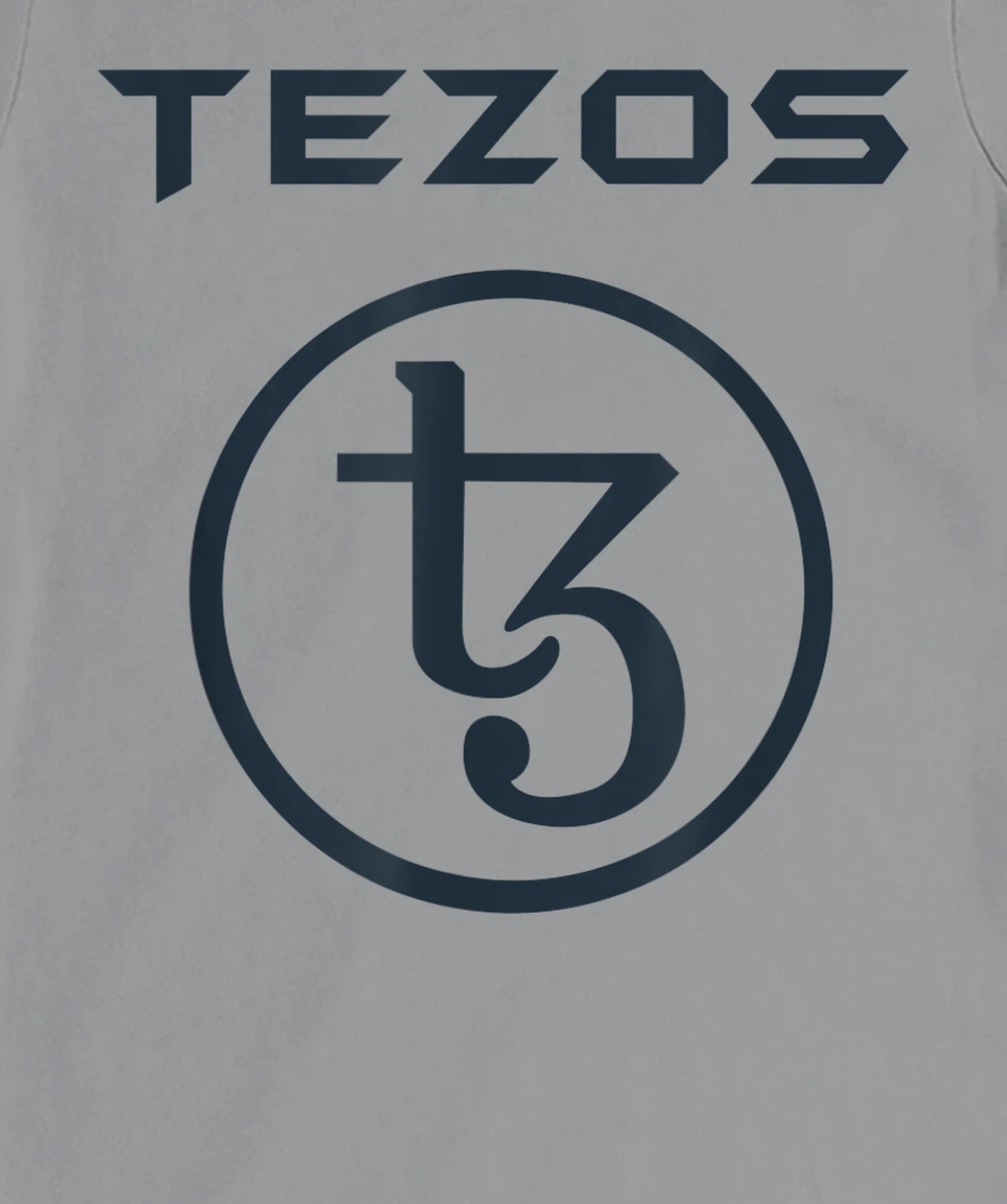 TEZOS XTZ Crypto Token Blockchain HODL distressed Dark logo T-Shirt, Women T-Shirt