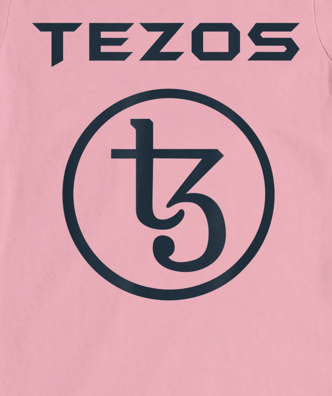 TEZOS XTZ Crypto Token Blockchain HODL distressed Dark logo T-Shirt, Women T-Shirt