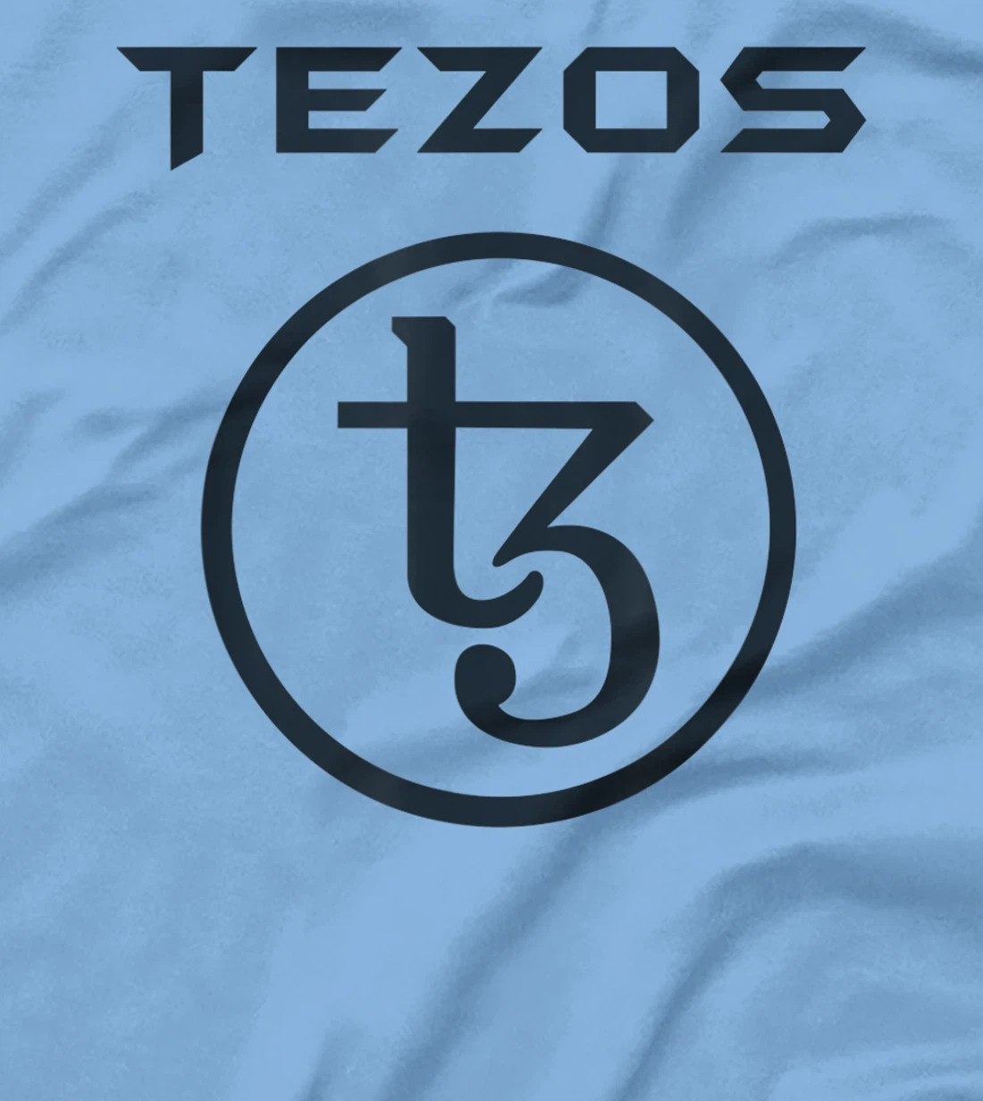 TEZOS XTZ Crypto Token Blockchain HODL distressed Dark logo T-Shirt, Women T-Shirt
