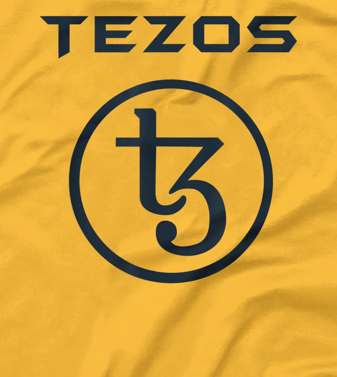 TEZOS XTZ Crypto Token Blockchain HODL distressed Dark logo T-Shirt, Women T-Shirt