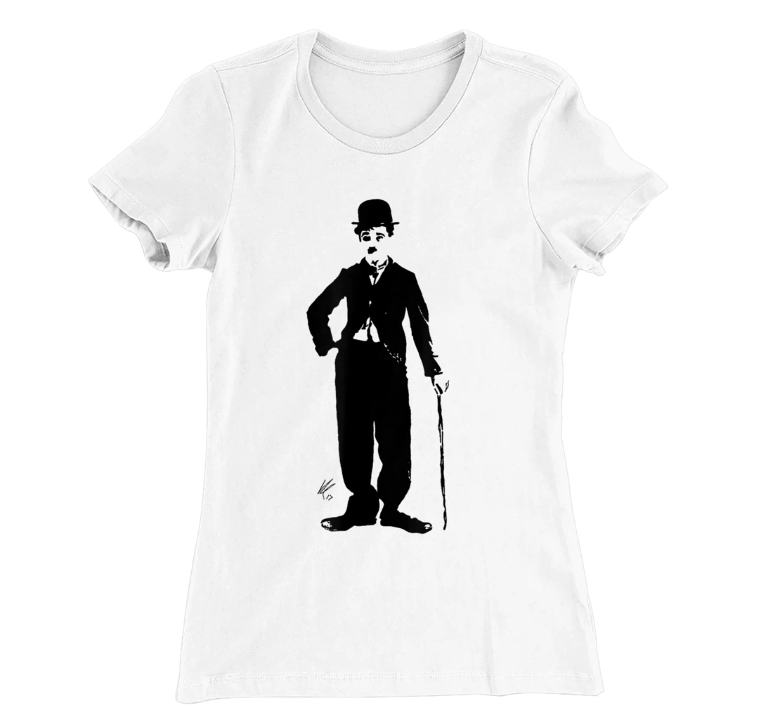 Charlies Chaplins T-Shirt, Women T-Shirt