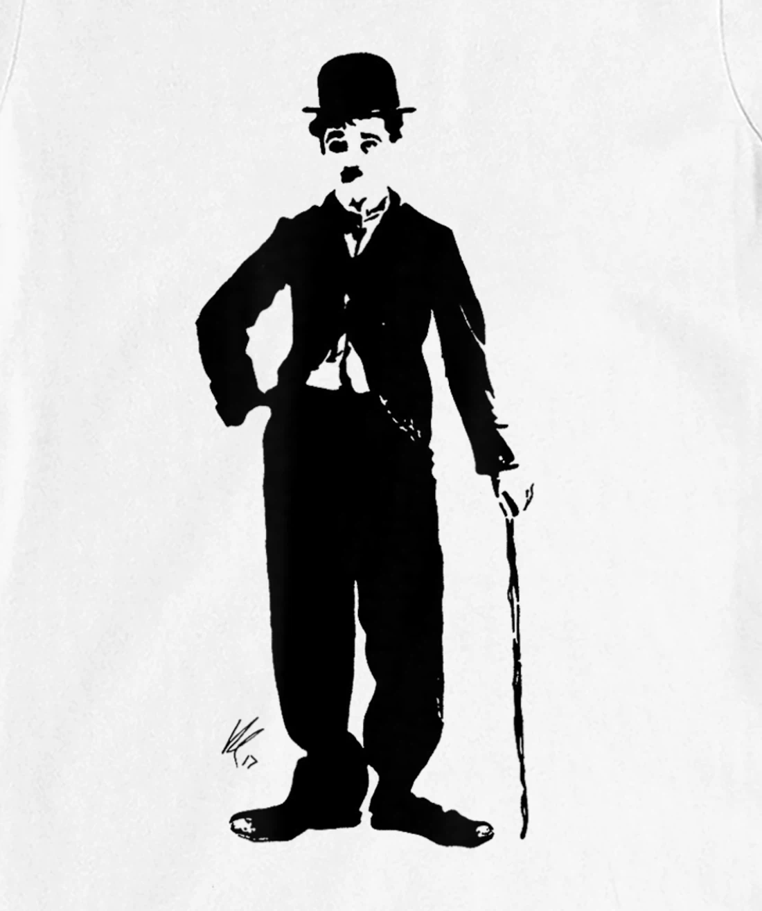 Charlies Chaplins T-Shirt, Women T-Shirt