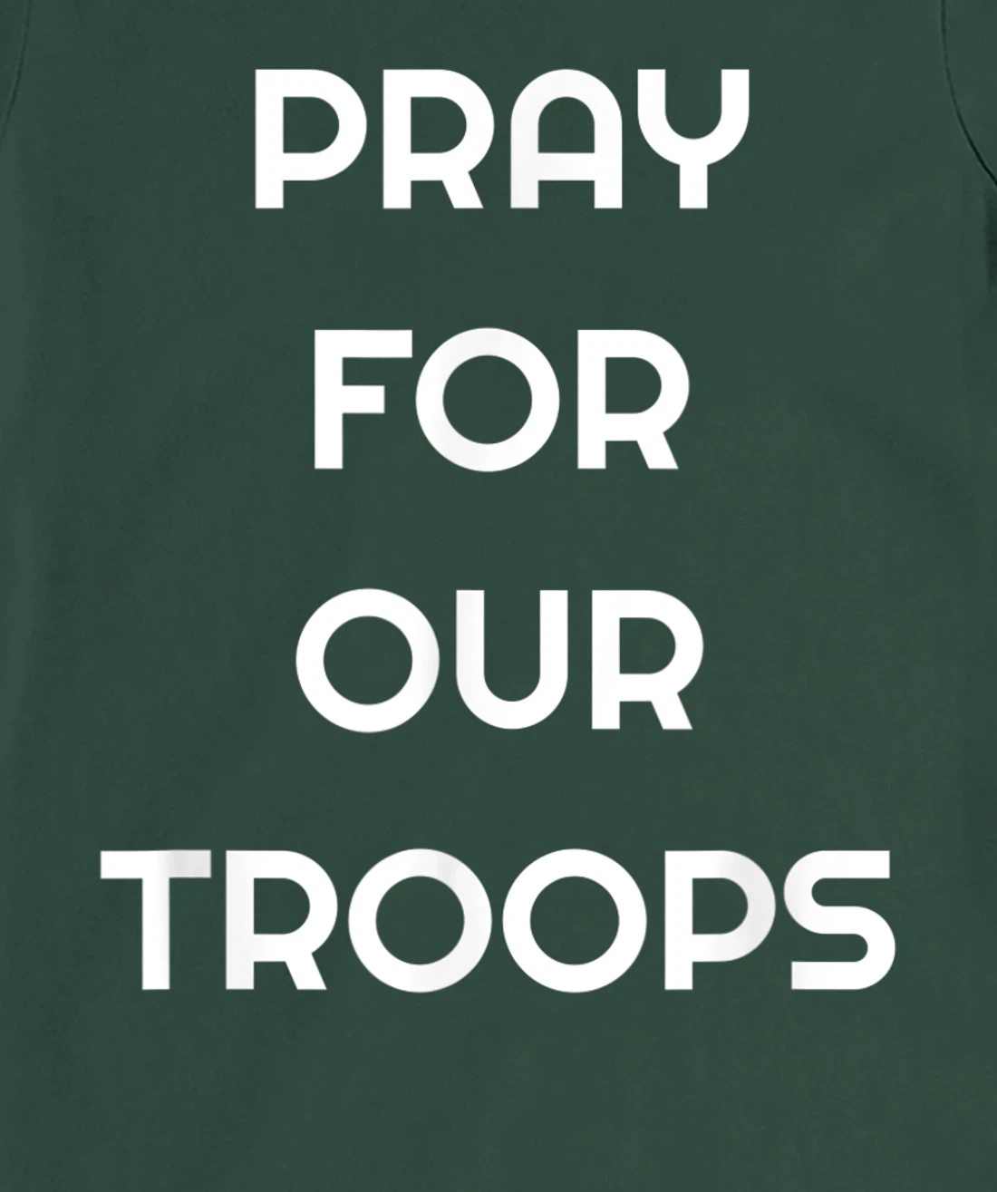 Pray For Our Troops T-Shirt, Women T-Shirt