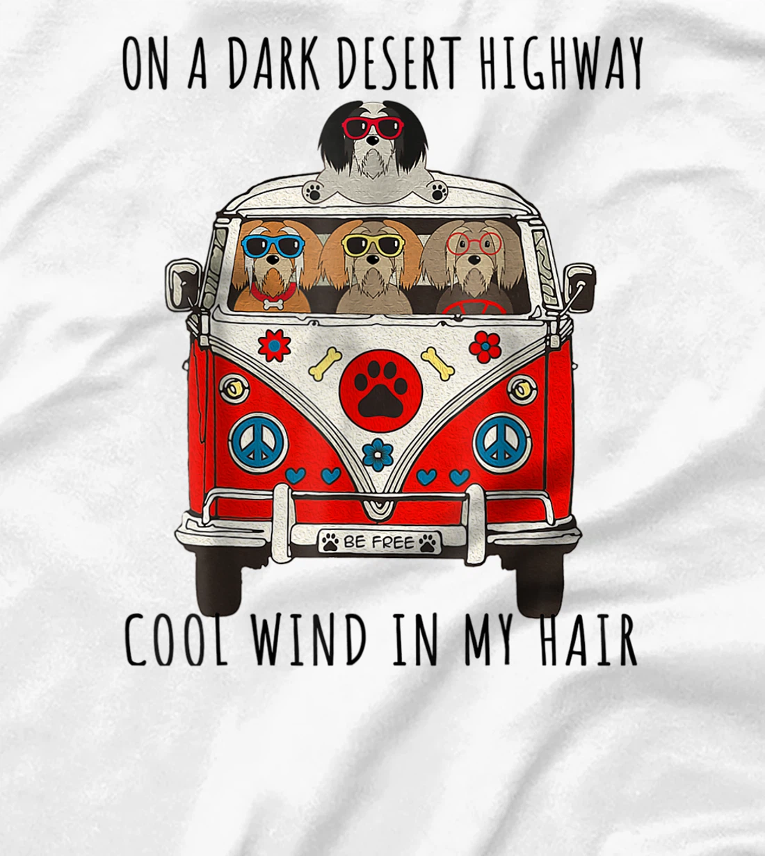 On a dark desert highway cool wind in my hair T-Shirt, Women T-Shirt