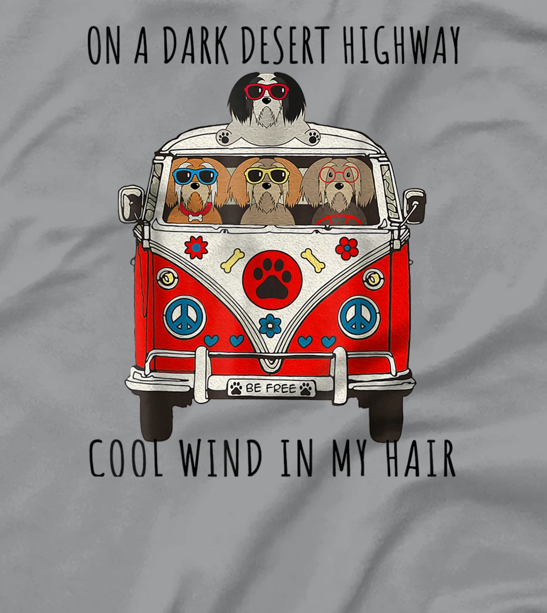 On a dark desert highway cool wind in my hair T-Shirt, Women T-Shirt