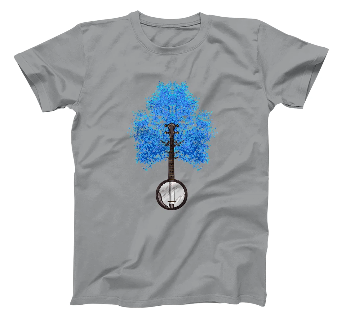Bluegrass Banjo Music Bluegrass Banjo Tree My Grass Is Blue T-Shirt, Kid T-Shirt and Women T-Shirt