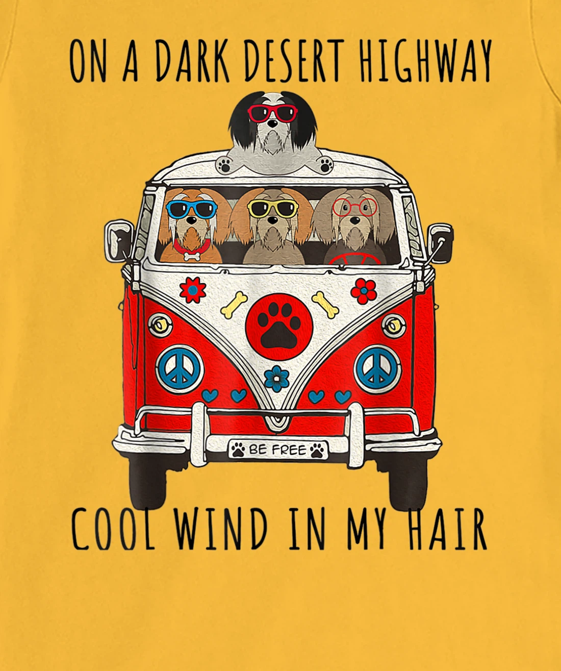 On a dark desert highway cool wind in my hair T-Shirt, Women T-Shirt