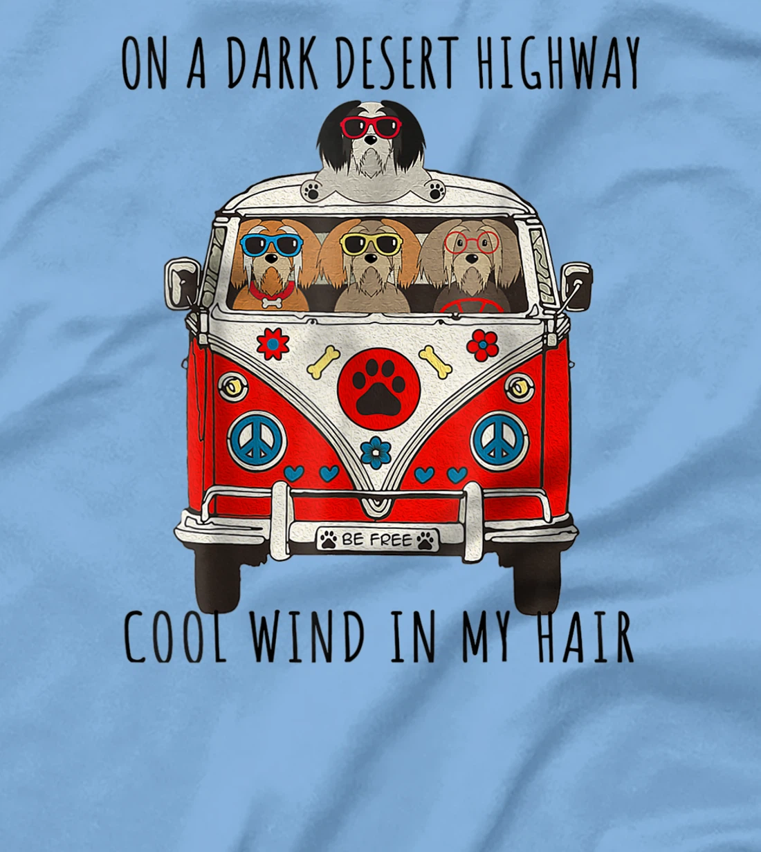 On a dark desert highway cool wind in my hair T-Shirt, Women T-Shirt