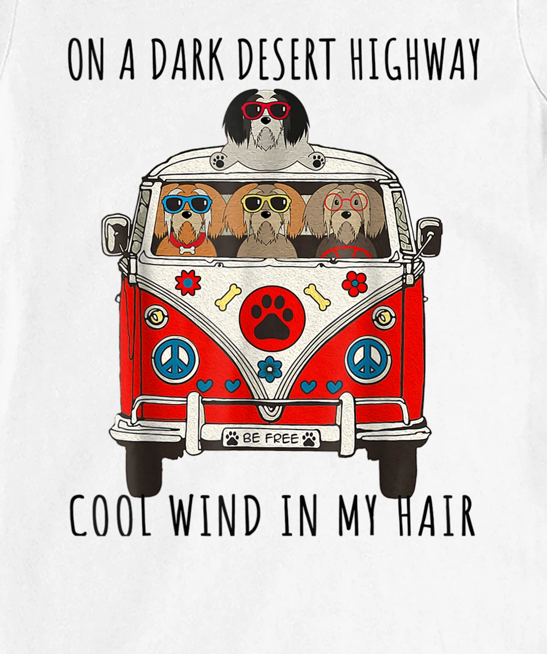 On a dark desert highway cool wind in my hair T-Shirt, Women T-Shirt