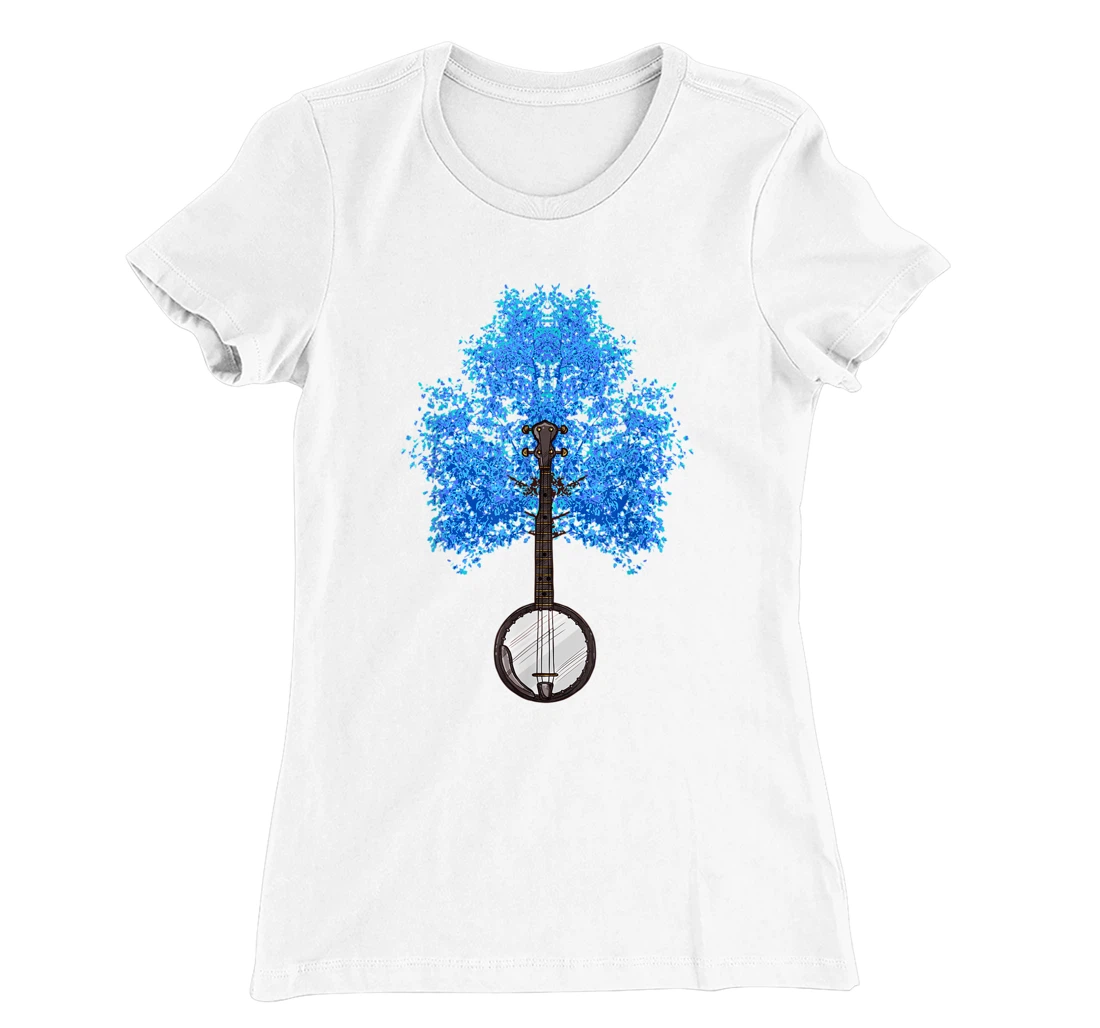 Bluegrass Banjo Music Bluegrass Banjo Tree My Grass Is Blue T-Shirt, Kid T-Shirt and Women T-Shirt