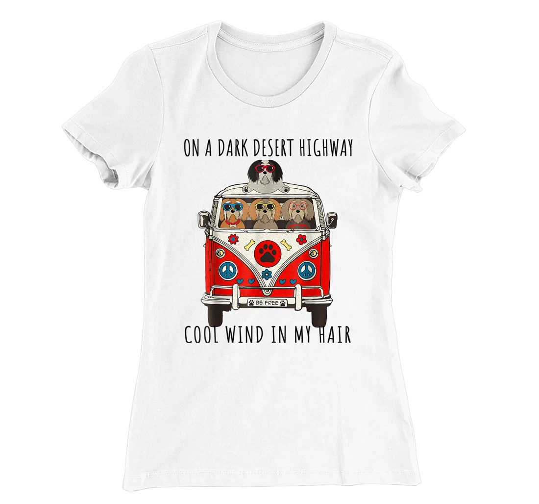 On a dark desert highway cool wind in my hair T-Shirt, Women T-Shirt