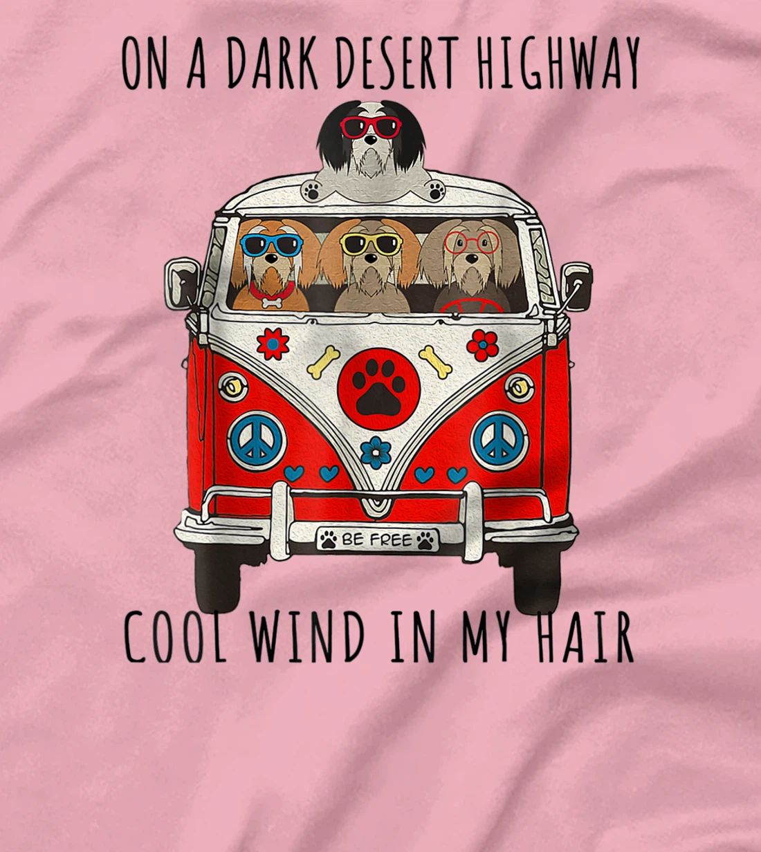 On a dark desert highway cool wind in my hair T-Shirt, Women T-Shirt