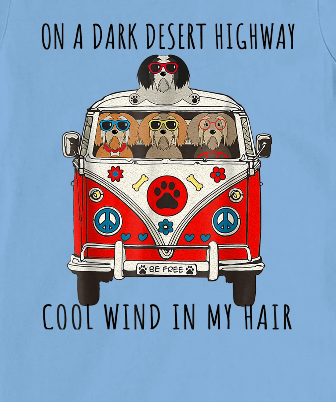 On a dark desert highway cool wind in my hair T-Shirt, Women T-Shirt