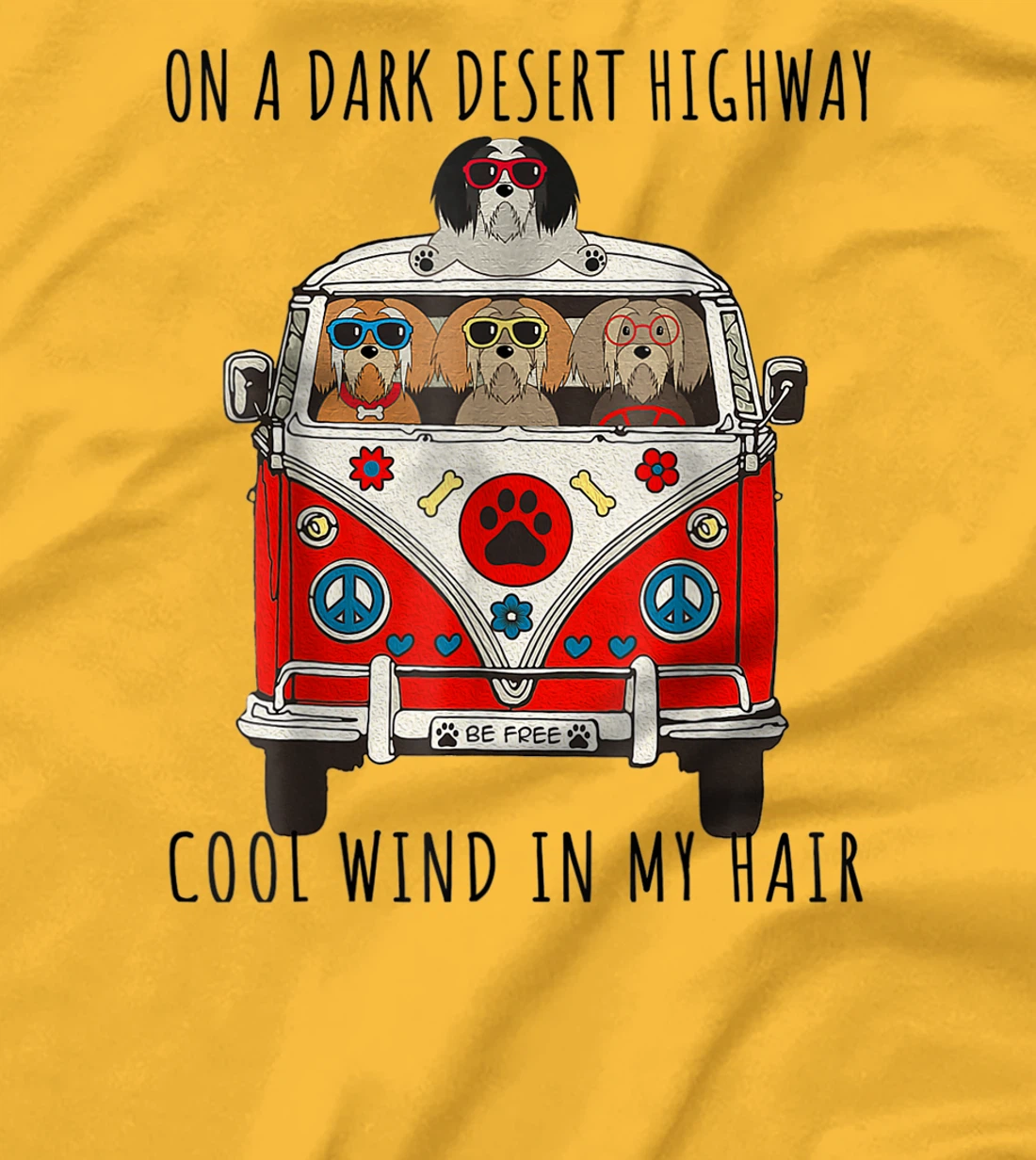 On a dark desert highway cool wind in my hair T-Shirt, Women T-Shirt