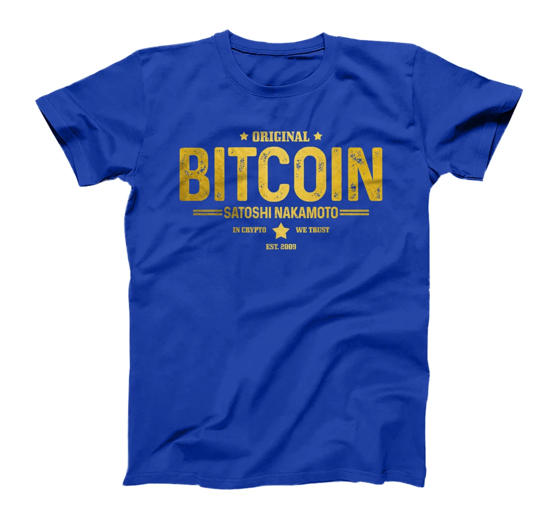 Bitcoin Est. 2009 HODL Crypto Currency BTC Trader Investor T-Shirt