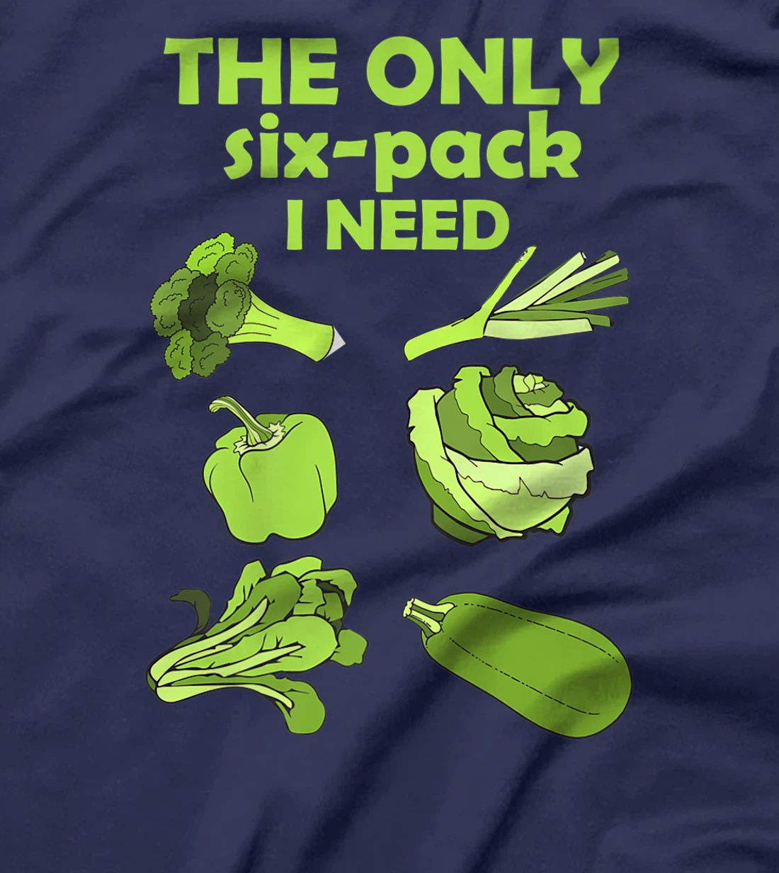 The Only Six Pack I Need Funny Vegan Vegetarian Lovers T-Shirt, Women T-Shirt
