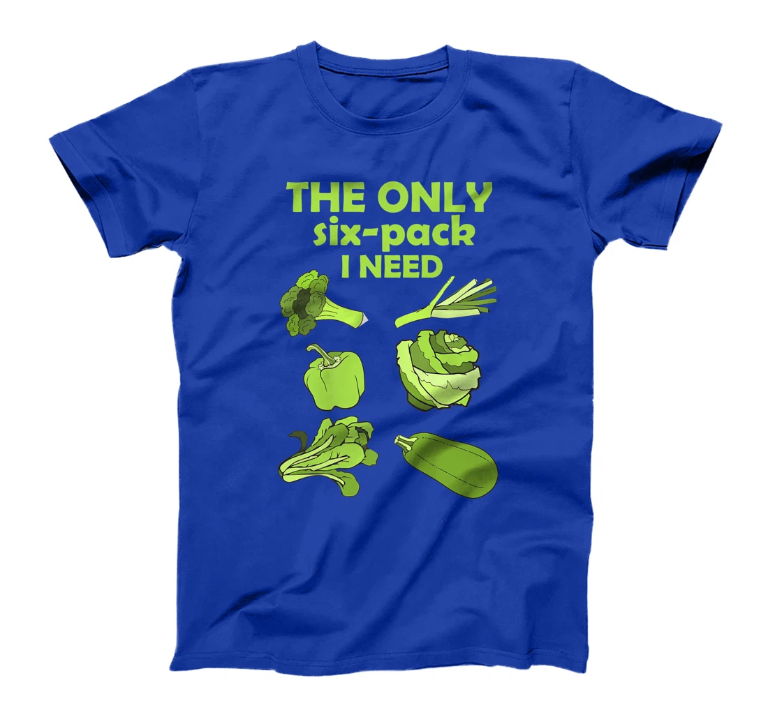 The Only Six Pack I Need Funny Vegan Vegetarian Lovers T-Shirt, Women T-Shirt