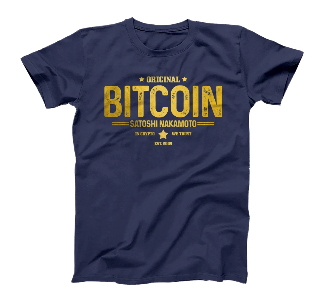 Bitcoin Est. 2009 HODL Crypto Currency BTC Trader Investor T-Shirt
