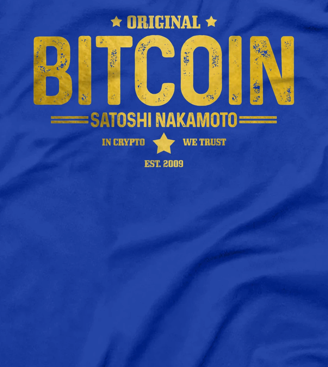 Bitcoin Est. 2009 HODL Crypto Currency BTC Trader Investor T-Shirt