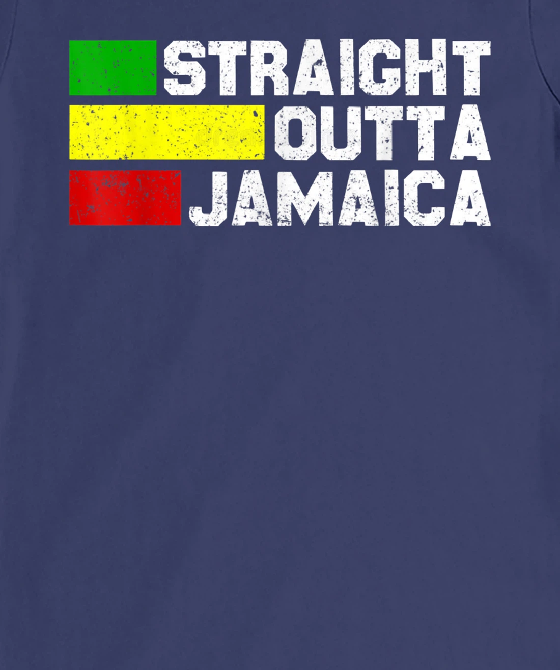 Straight Outta Jamaica Jamaican Vacation Reggae Jamaica Flag T-Shirt, Women T-Shirt