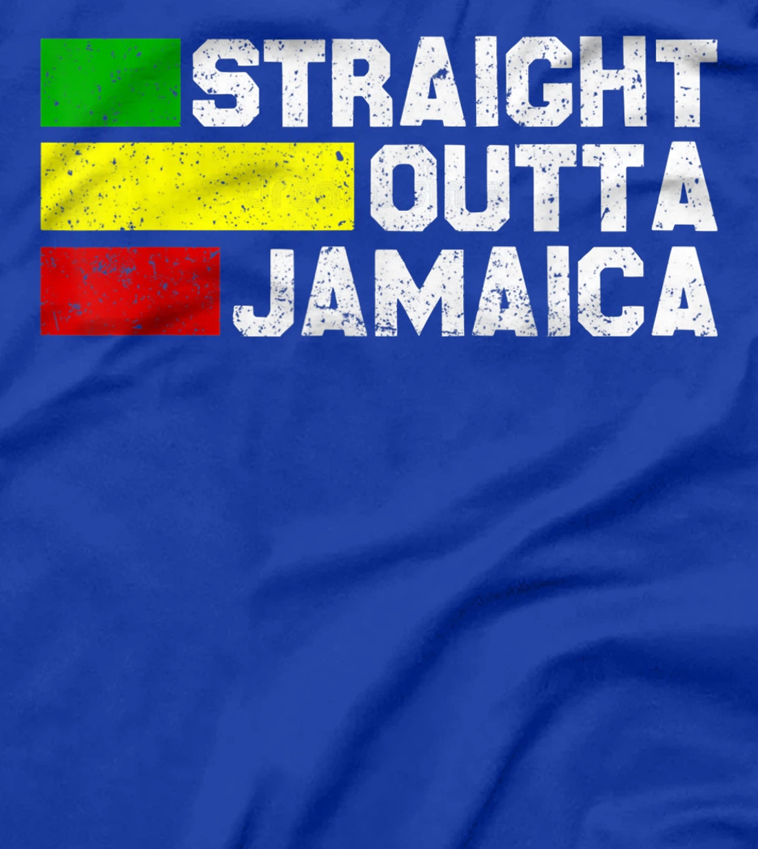 Straight Outta Jamaica Jamaican Vacation Reggae Jamaica Flag T-Shirt, Women T-Shirt