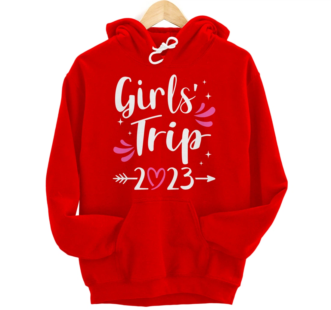 Girls trip 2023 weekend with heart Pullover Hoodie