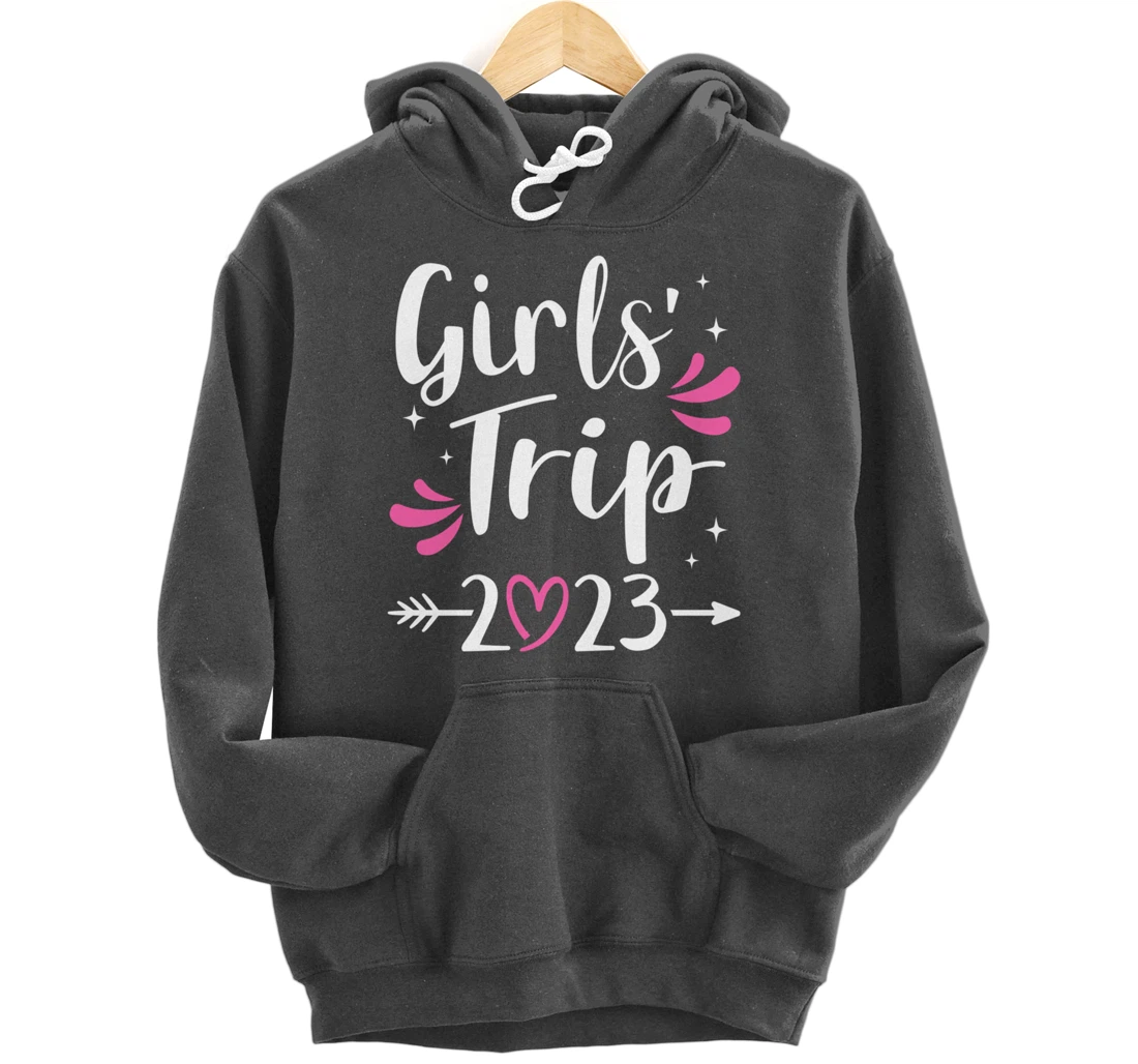 Girls trip 2023 weekend with heart Pullover Hoodie