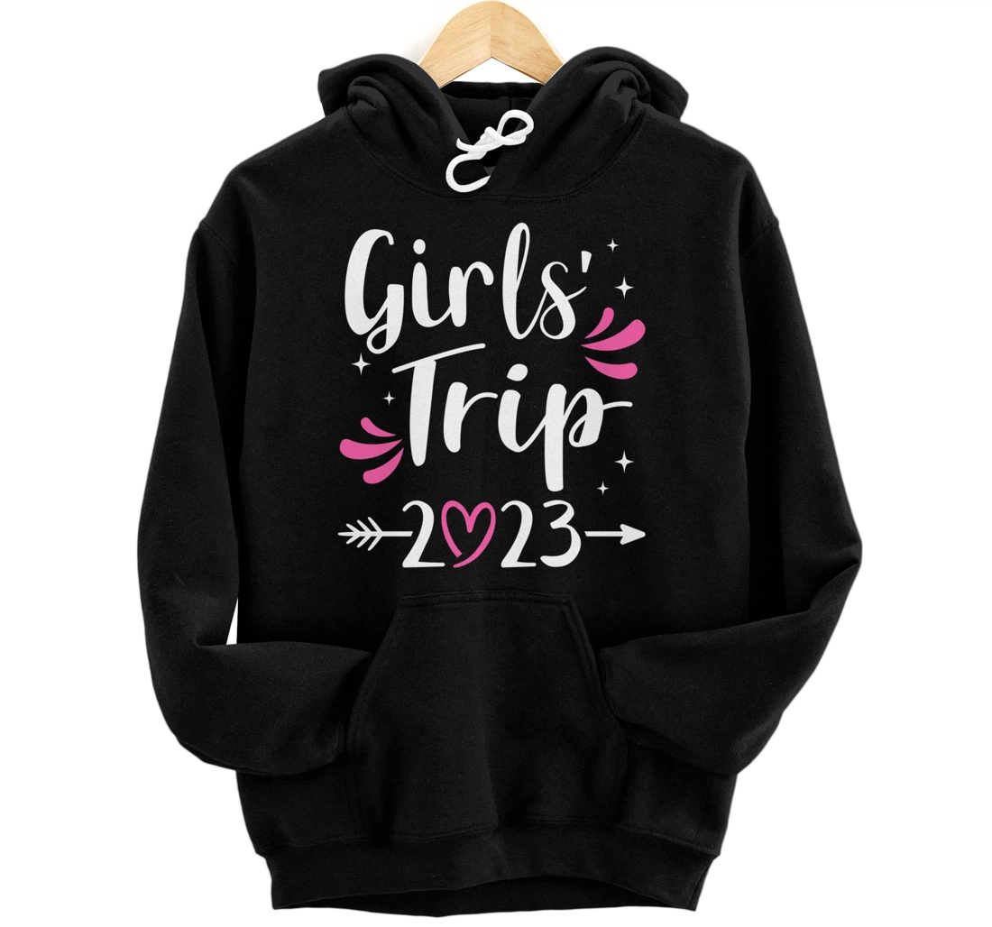 Girls trip 2023 weekend with heart Pullover Hoodie