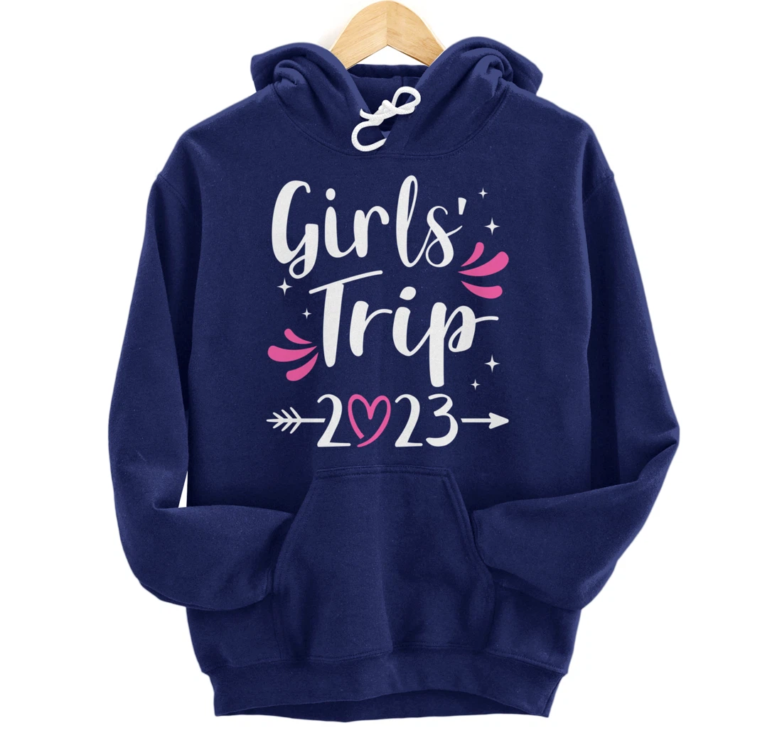 Girls trip 2023 weekend with heart Pullover Hoodie