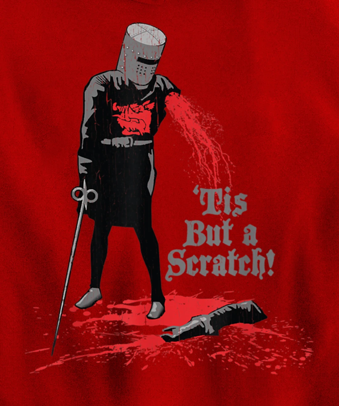 Tis But a Scratch Pullover Hoodie