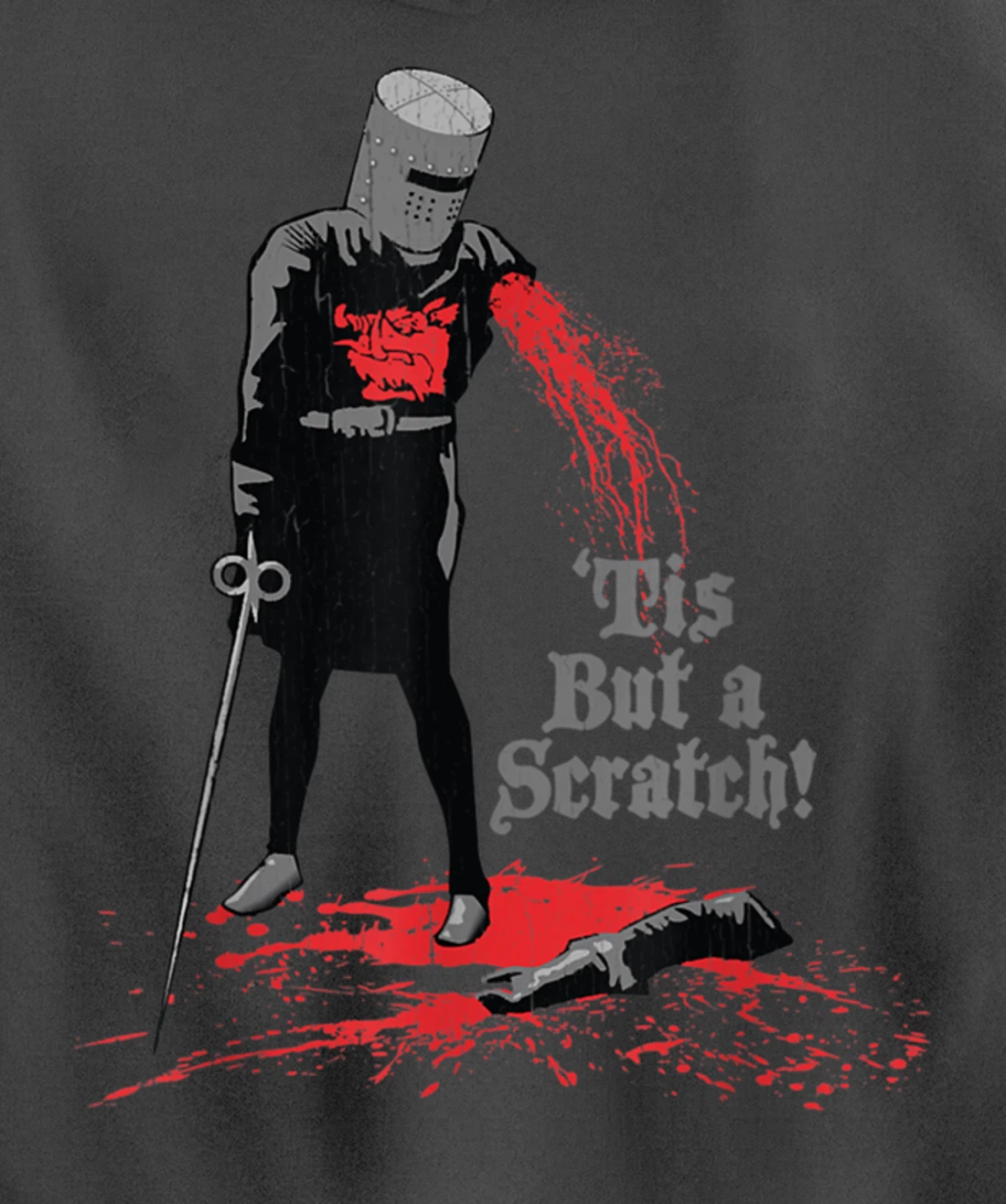 Tis But a Scratch Pullover Hoodie