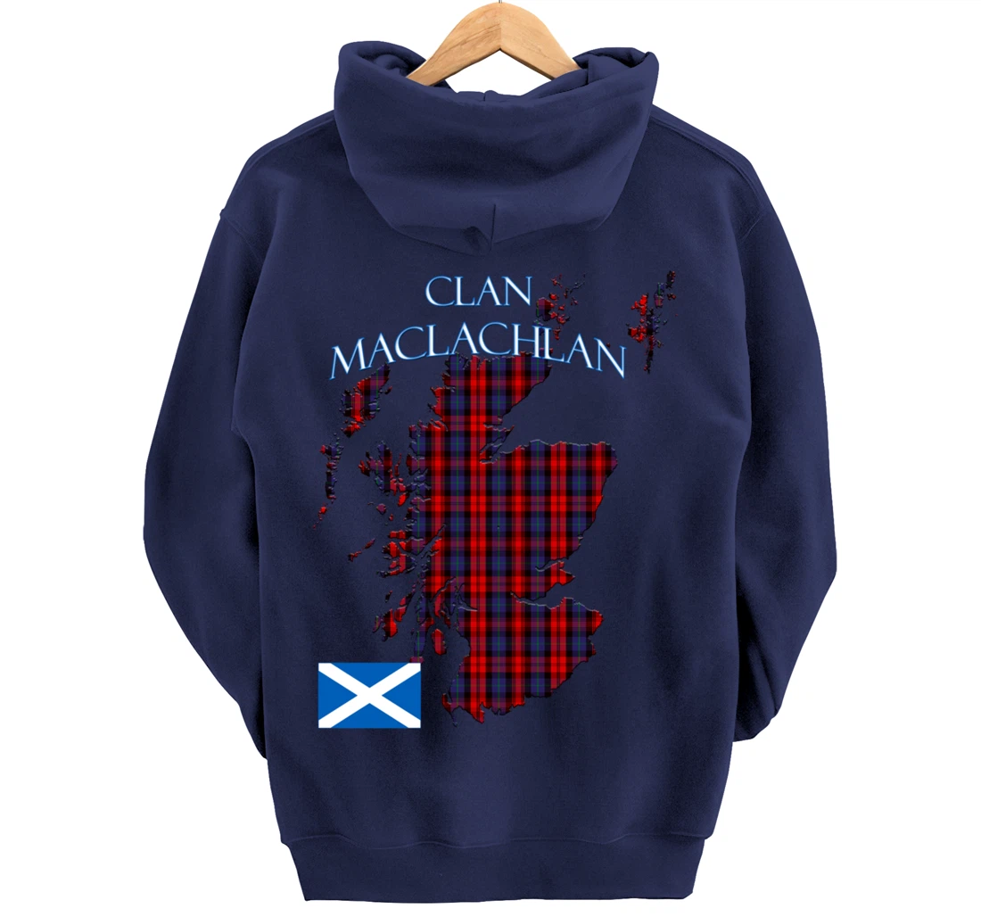 MacLachlan Scottish Clan Tartan Scotland Pullover Hoodie
