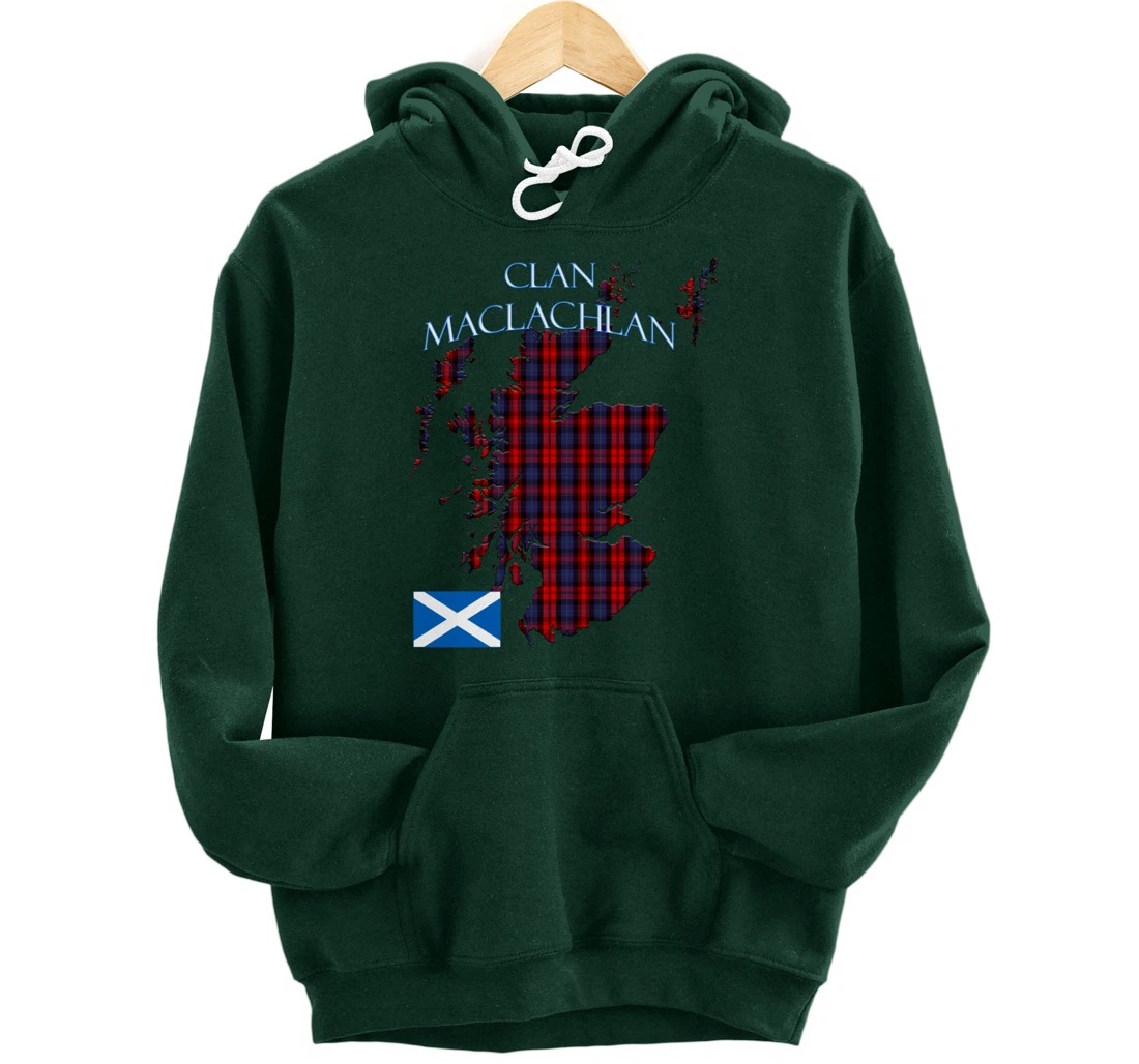 MacLachlan Scottish Clan Tartan Scotland Pullover Hoodie