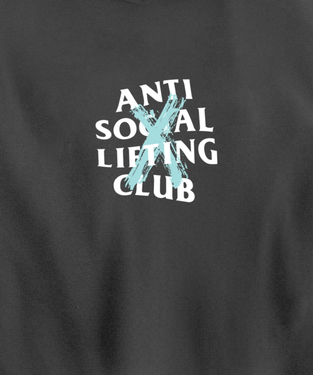 Canceled Aqua Blue (Front + Back) Pullover Hoodie