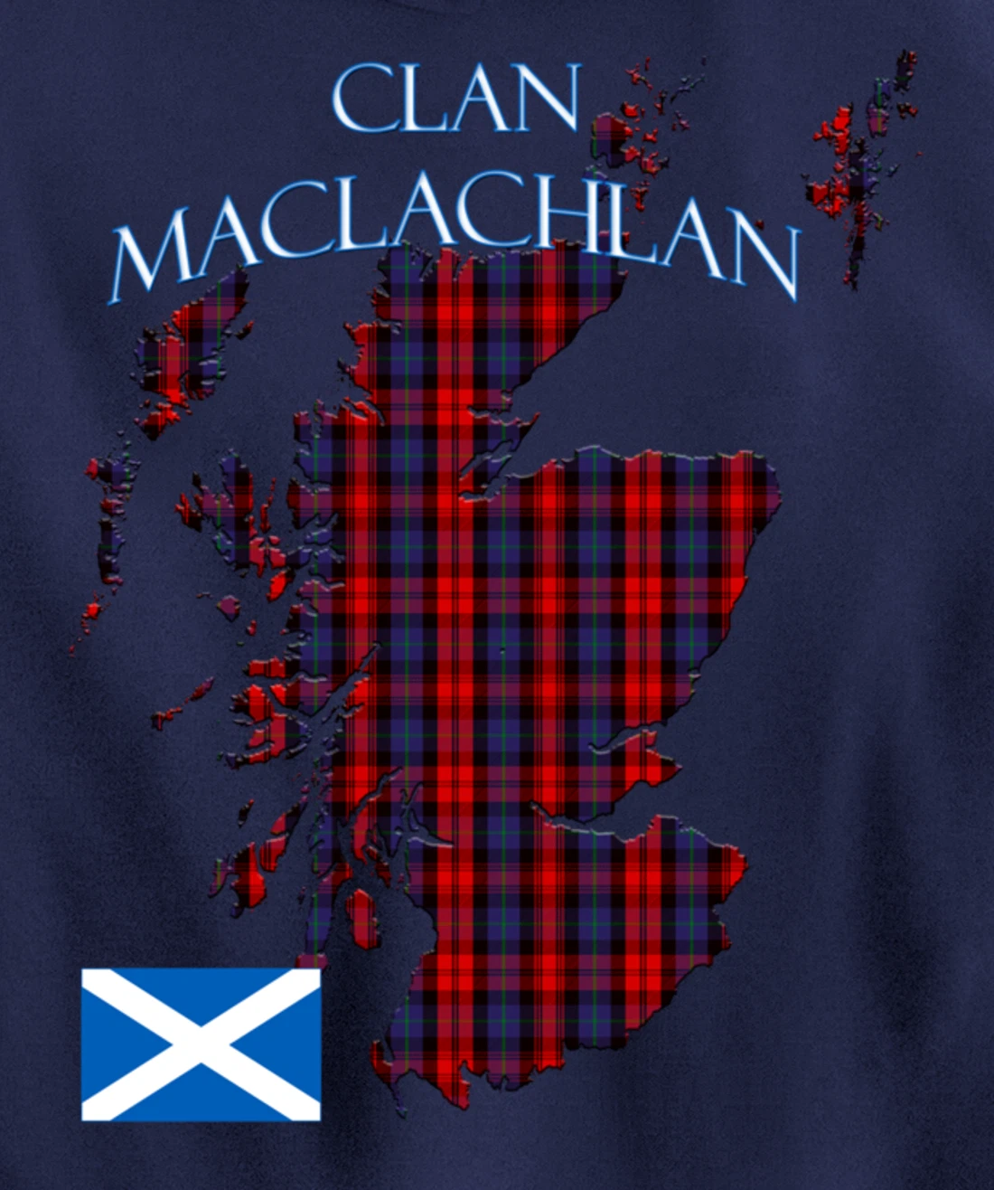 MacLachlan Scottish Clan Tartan Scotland Pullover Hoodie
