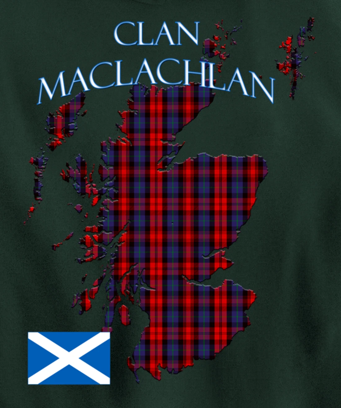 MacLachlan Scottish Clan Tartan Scotland Pullover Hoodie