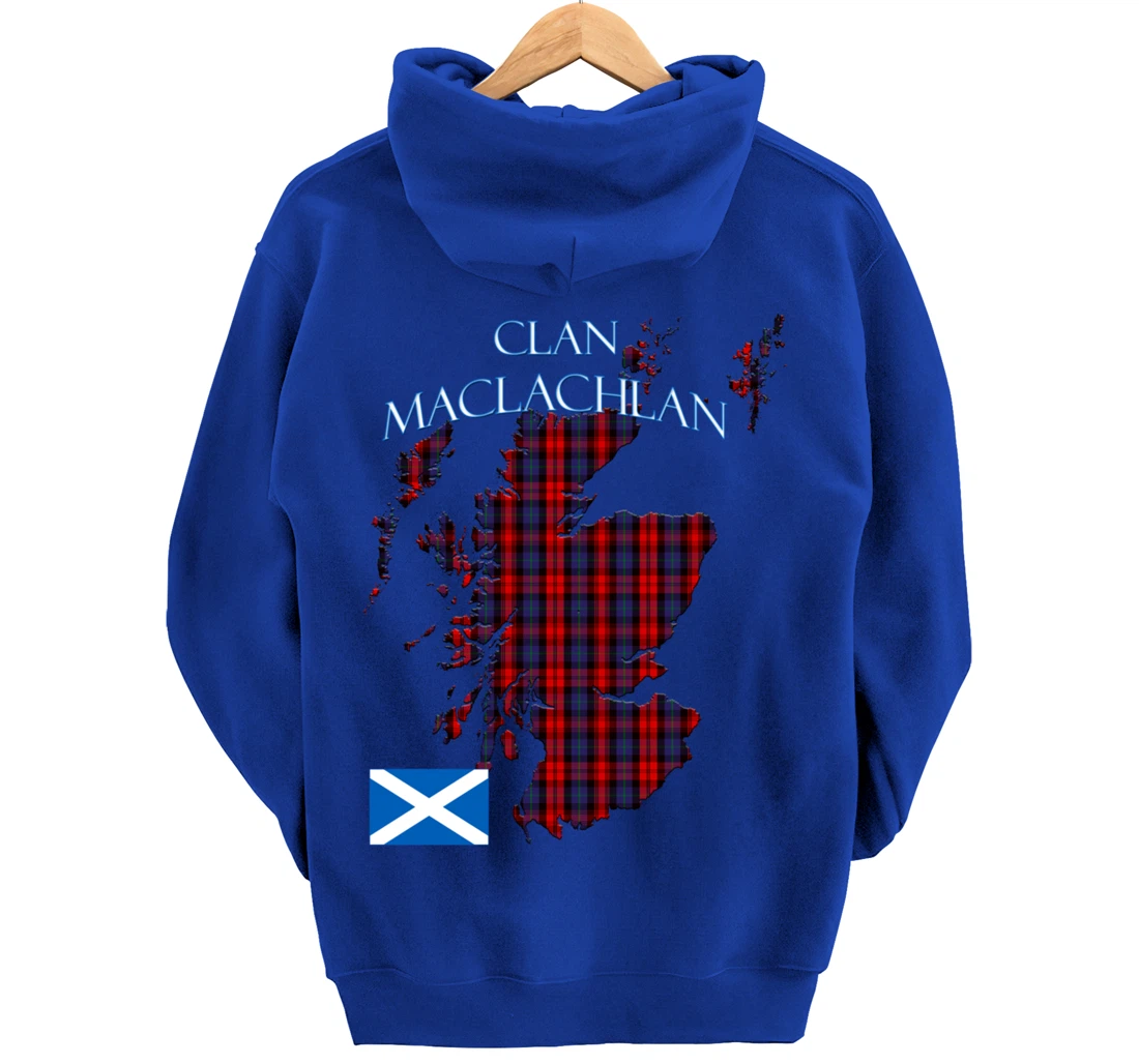 MacLachlan Scottish Clan Tartan Scotland Pullover Hoodie