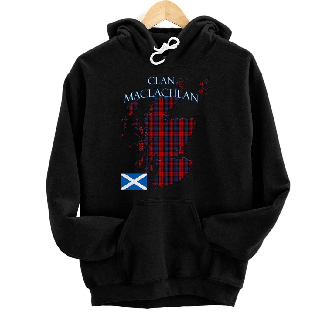 MacLachlan Scottish Clan Tartan Scotland Pullover Hoodie