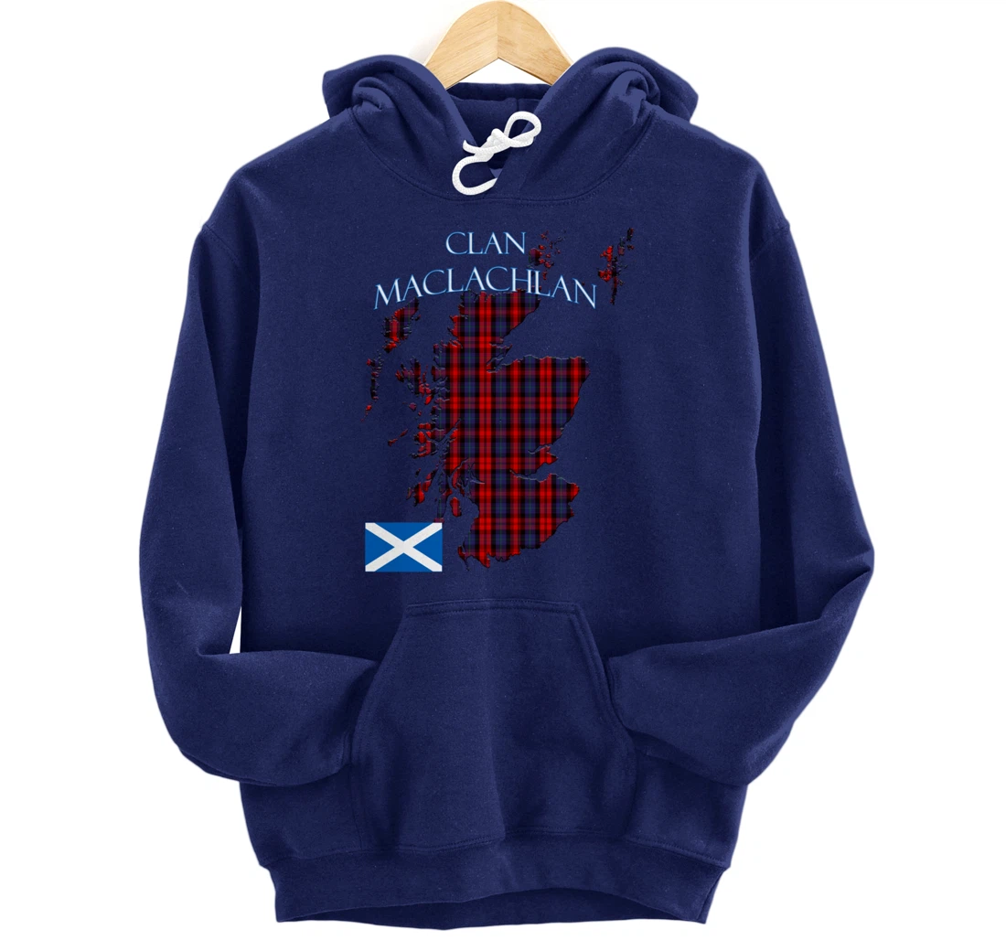 MacLachlan Scottish Clan Tartan Scotland Pullover Hoodie