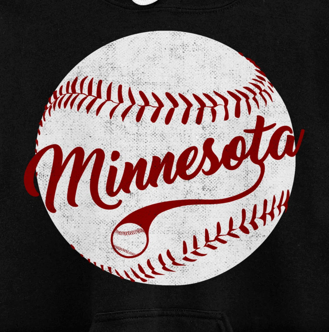 Baseball Minnesota Team Love Baseball National Pastime Men Pullover Hoodie
