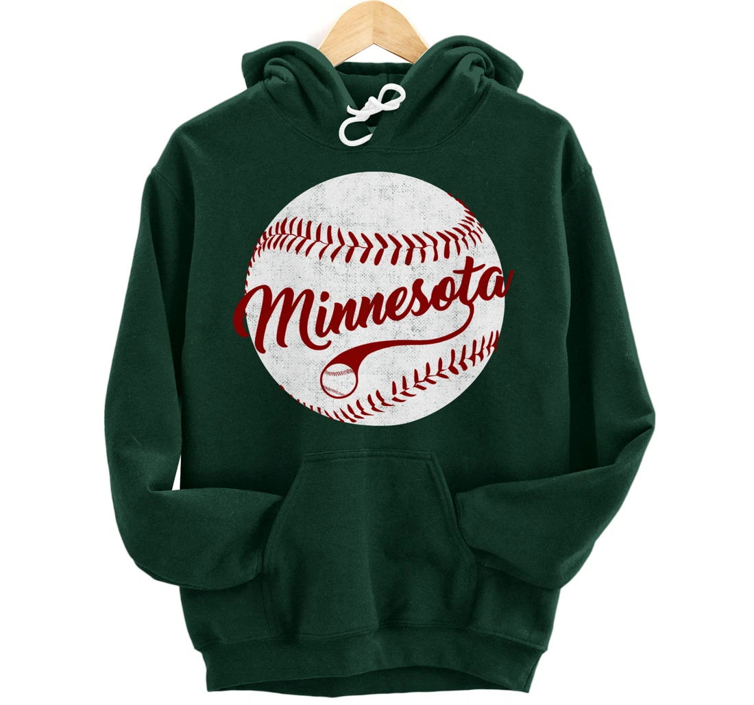 Baseball Minnesota Team Love Baseball National Pastime Men Pullover Hoodie