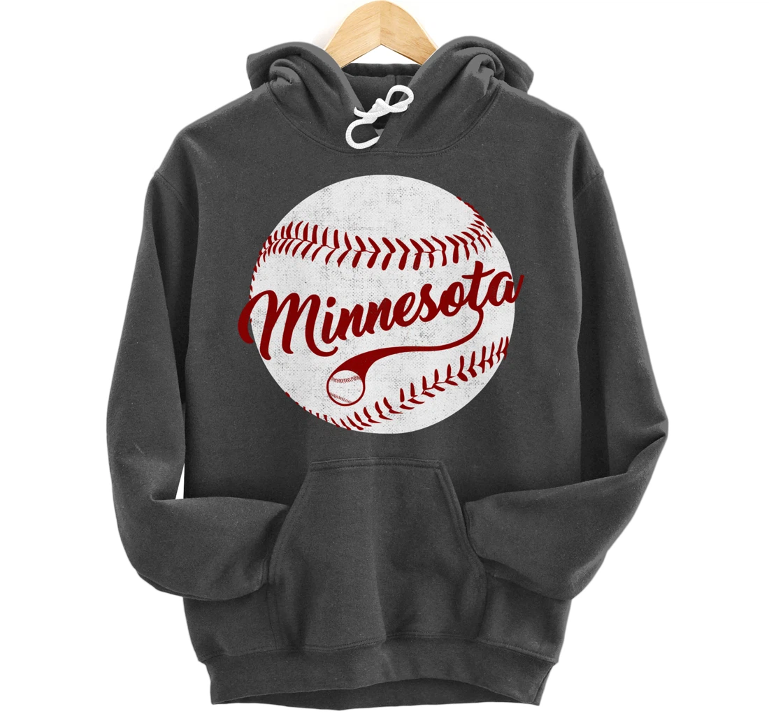 Baseball Minnesota Team Love Baseball National Pastime Men Pullover Hoodie