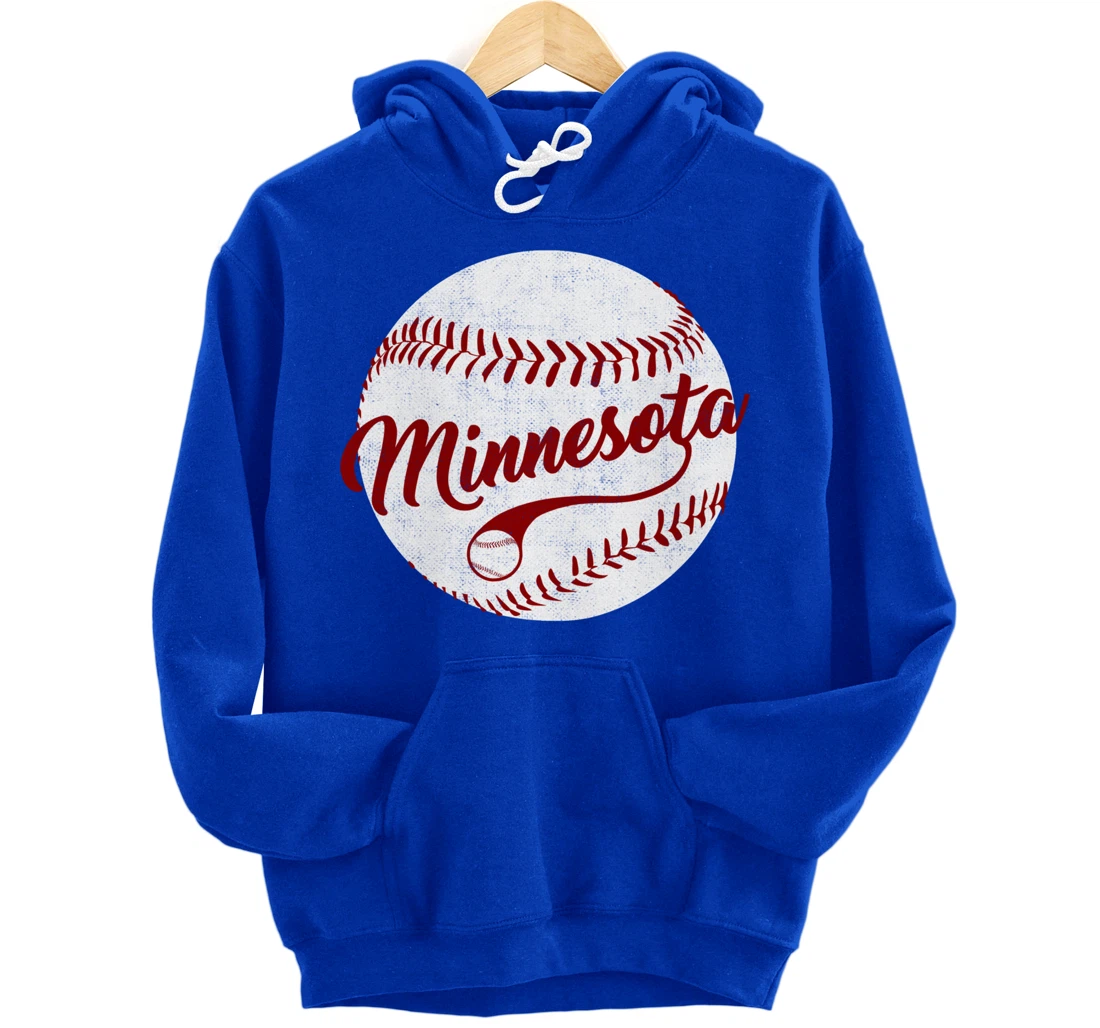 Baseball Minnesota Team Love Baseball National Pastime Men Pullover Hoodie