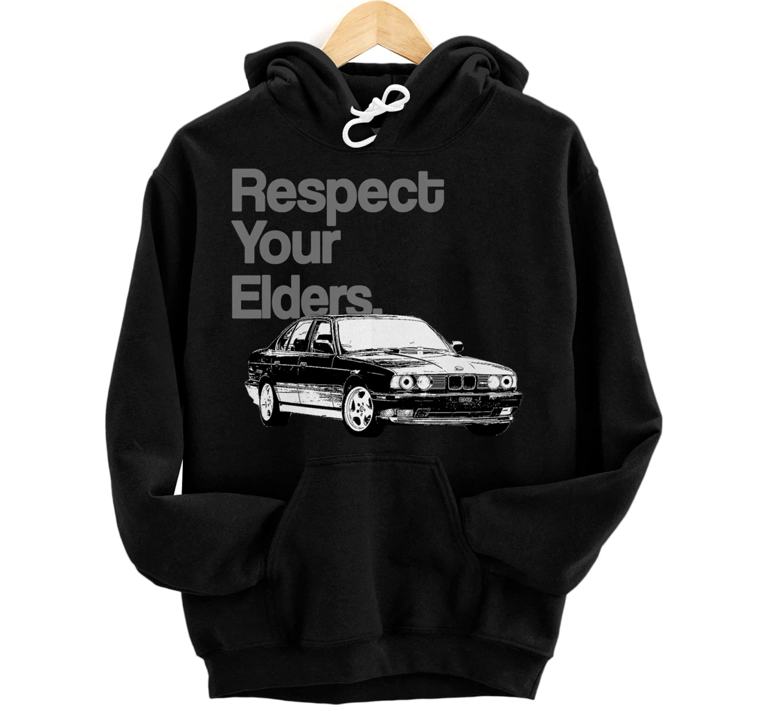 Respect Your Elders Vintage Euro E34 Pullover Hoodie