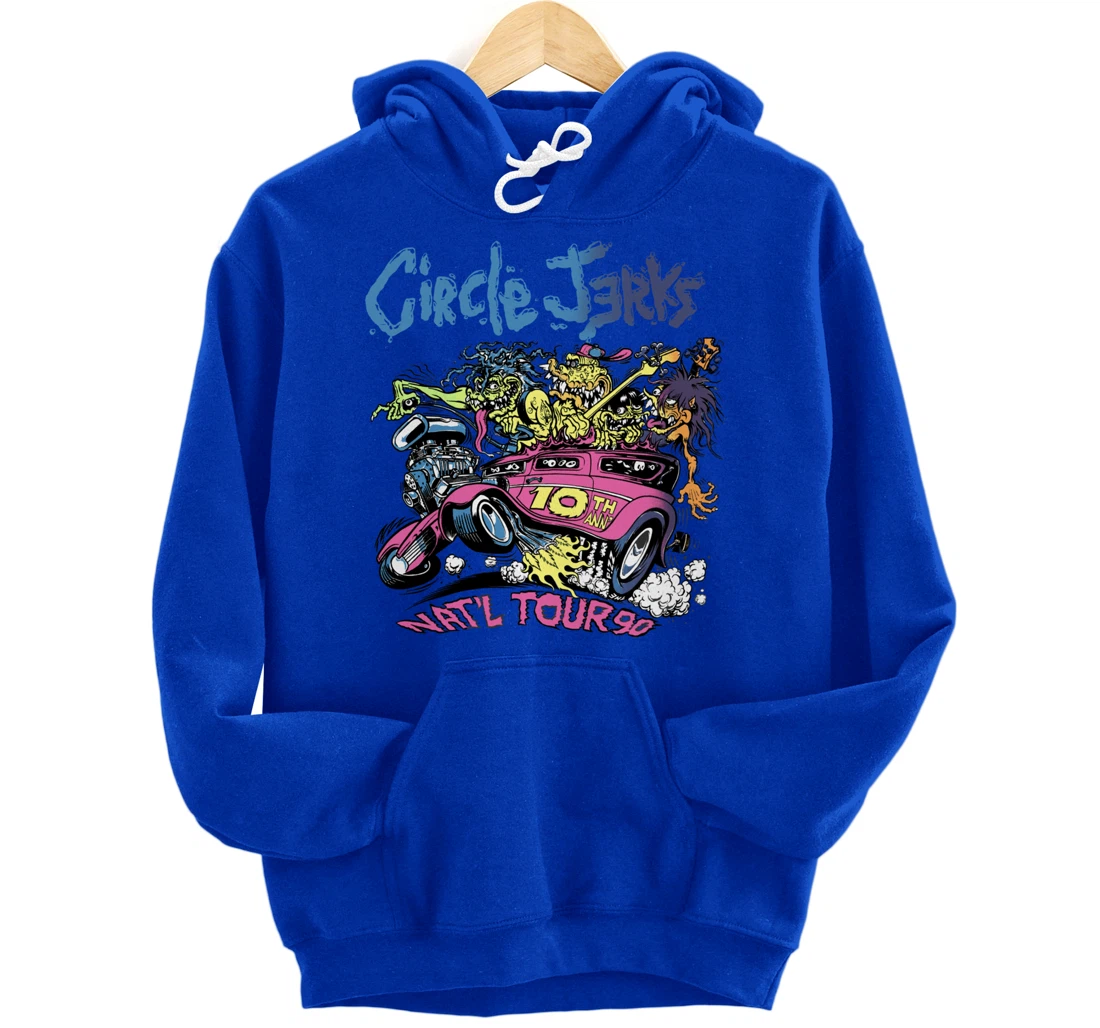 Circle Jerks 91 Tour illustration Pullover Hoodie