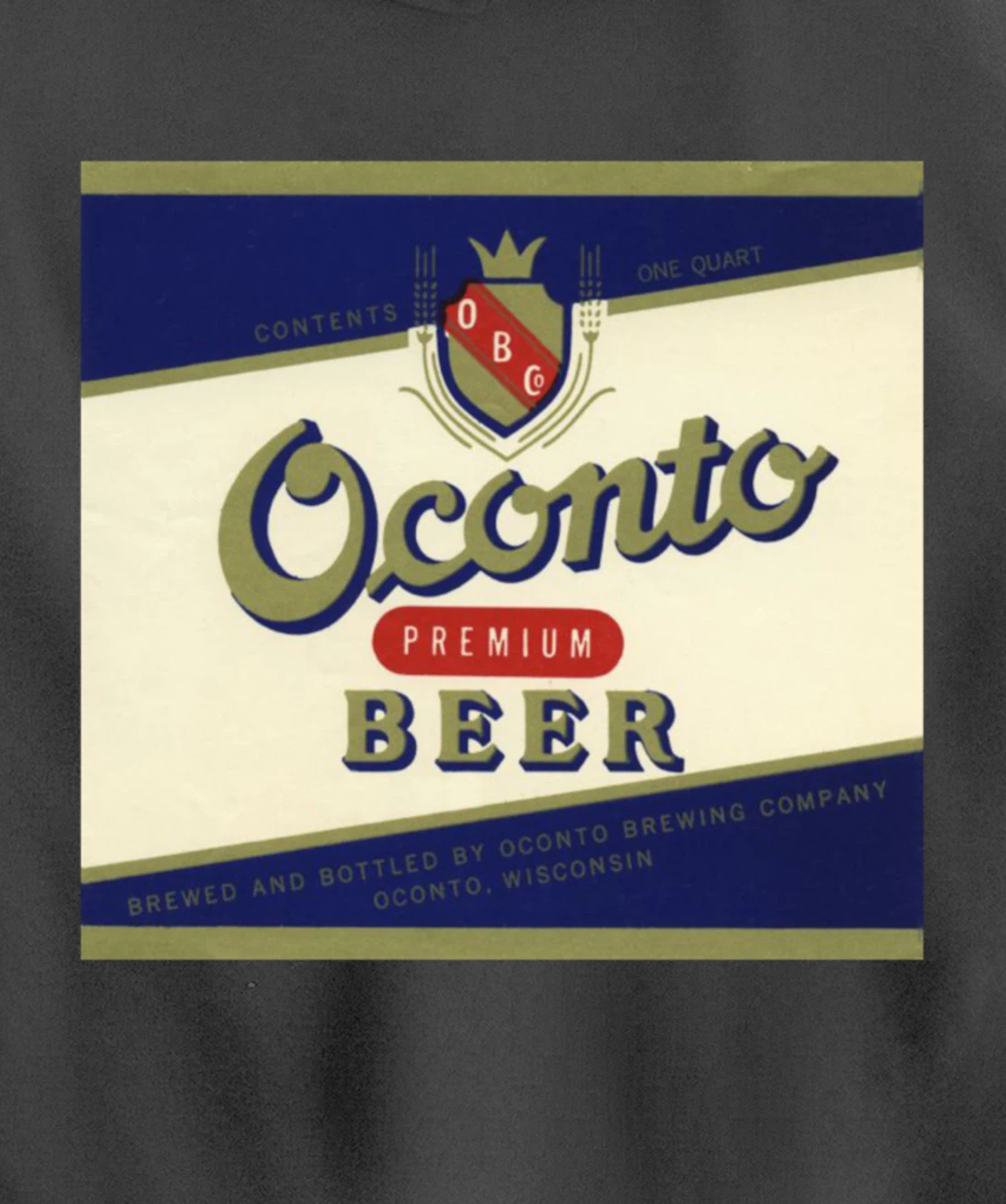 Oconto Beer Pullover Hoodie