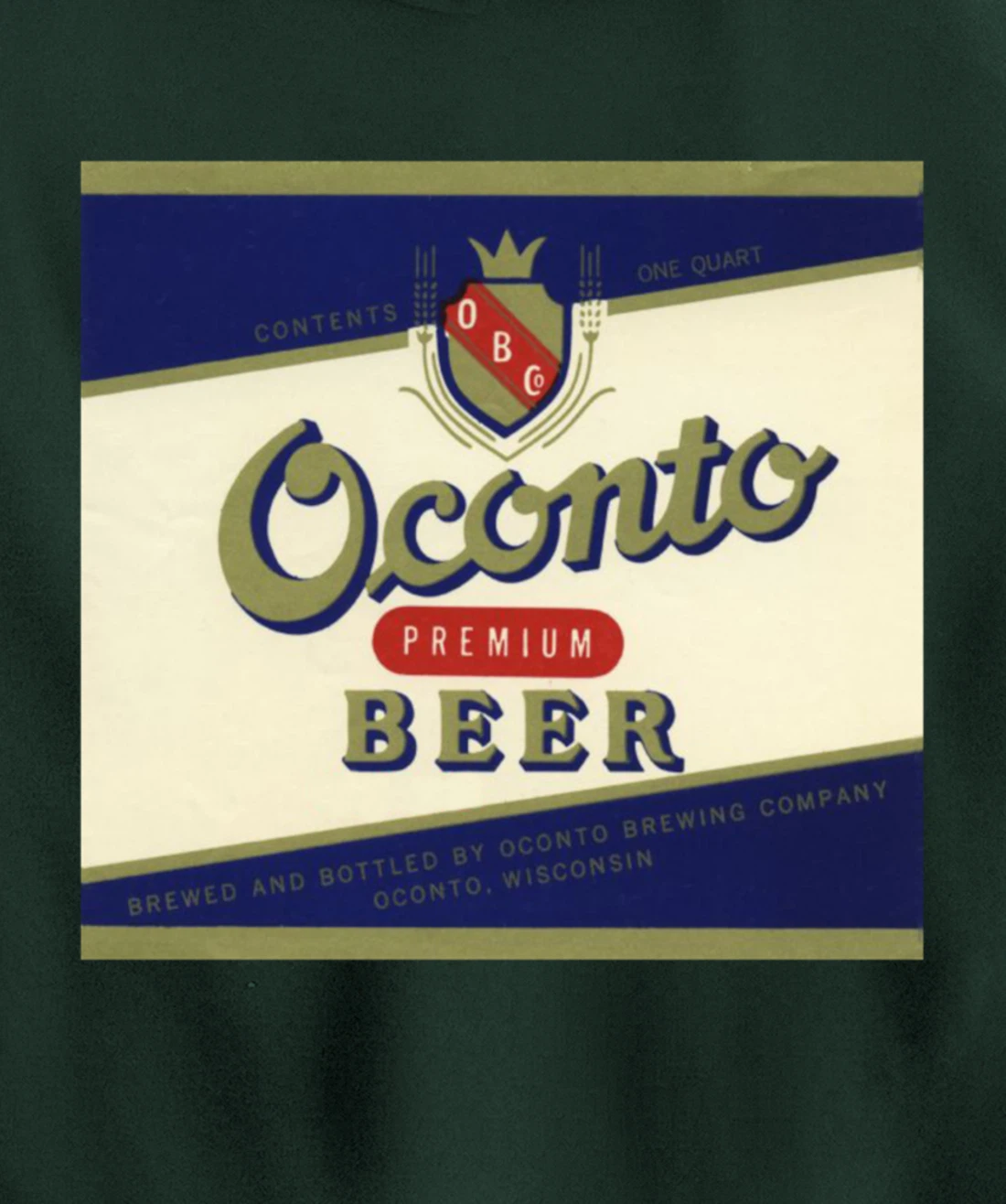 Oconto Beer Pullover Hoodie