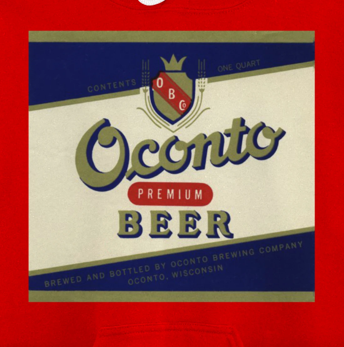 Oconto Beer Pullover Hoodie