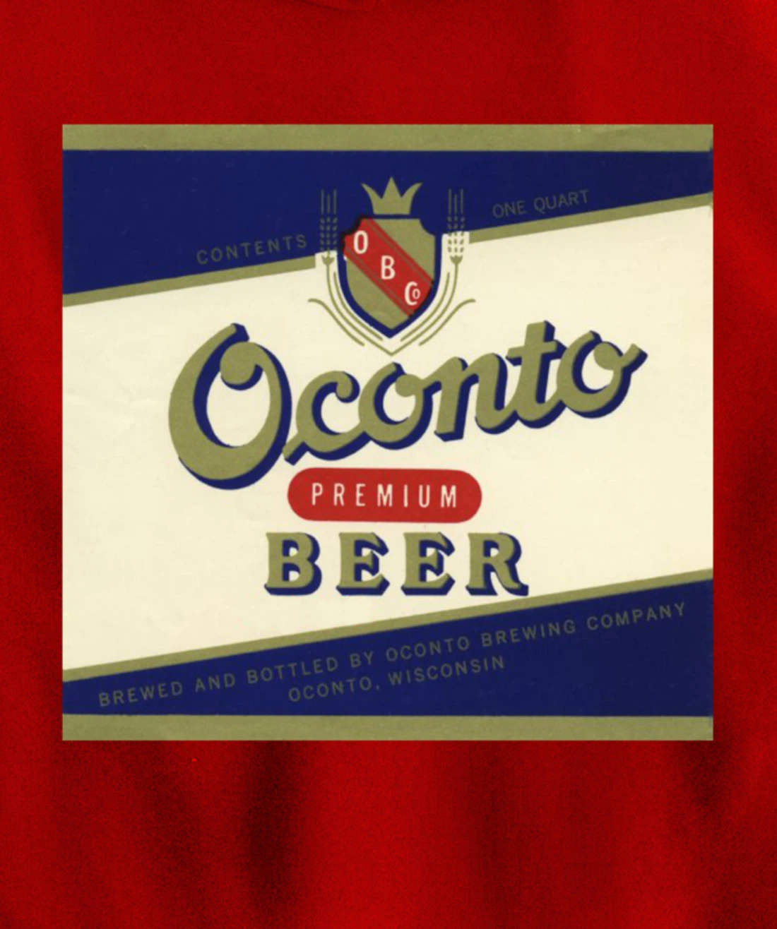 Oconto Beer Pullover Hoodie